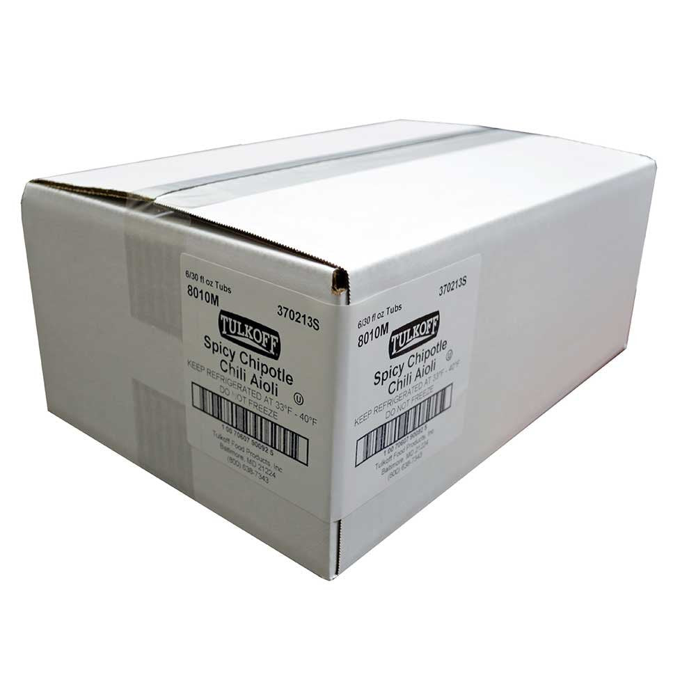 Tulkoff Spicy Chipotle Chili Aioli, 30 Fl Oz, 6 Pack - Flavorful Condiment for Dipping and Spreading