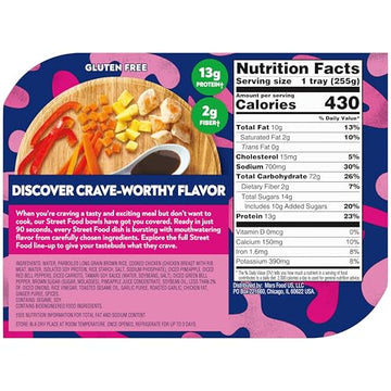 BENS ORIGINAL Street Food Teriyaki Style Rice with Chicken, Prepared Entr e, Microwavable Heat-&-Eat Bowl in 90 Seconds, 9 oz