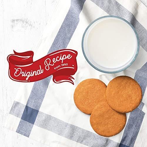 Nyakers Swedish Original Ginger Snaps Cookies 26.4 Oz. Gingersnaps in Botanical Mail Safe Tin - Gifts for Christmas, Birthday, o