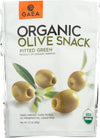 Gaea Organic Snack Pack Pitted Green Olives with Sea Salt and Lemon Juice - 2.3 oz (Pack of 8)