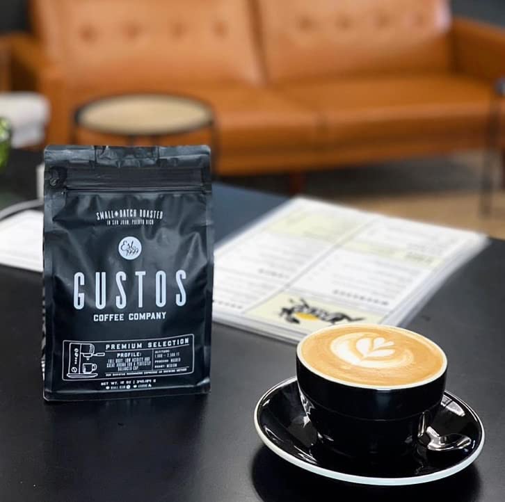 Gustos Coffee Premium Selection | Puerto Rican High End Medium Roasted Whole Bean Coffee (3, 12Oz)