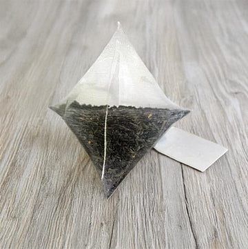 Assam Black Tea - 100% Certified Organic - 50 Pyramid Tea Bags Sachets In Resealable Bag