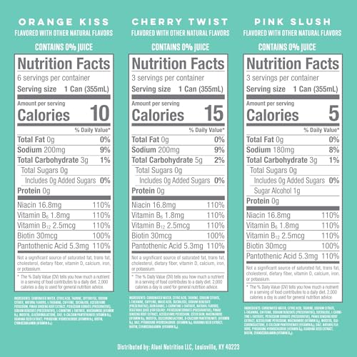 Alani Nu Energy Drink Variety Pack - Sugar Free, 200mg Caffeine, 12 Fl Oz Cans, Pack of 12