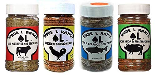 Spade L Ranch, Variety Pack, Marinade And Seasoning 6 Oz. (1)