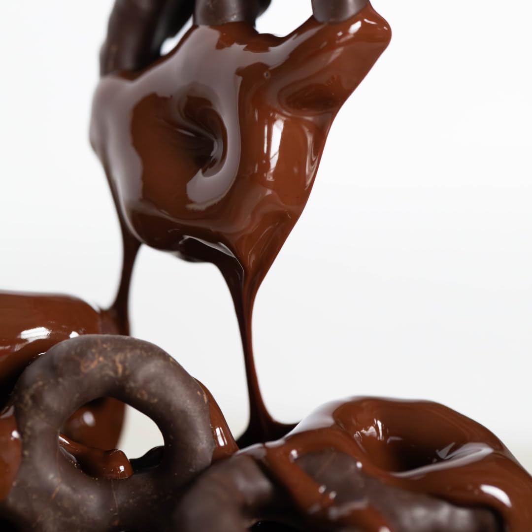 JOJOs Dark Chocolate Covered Pretzels, Gluten Free, Healthy Snack, Low Sugar, Low Carb, Non GMO, Paleo & Keto Friendly, Made wi