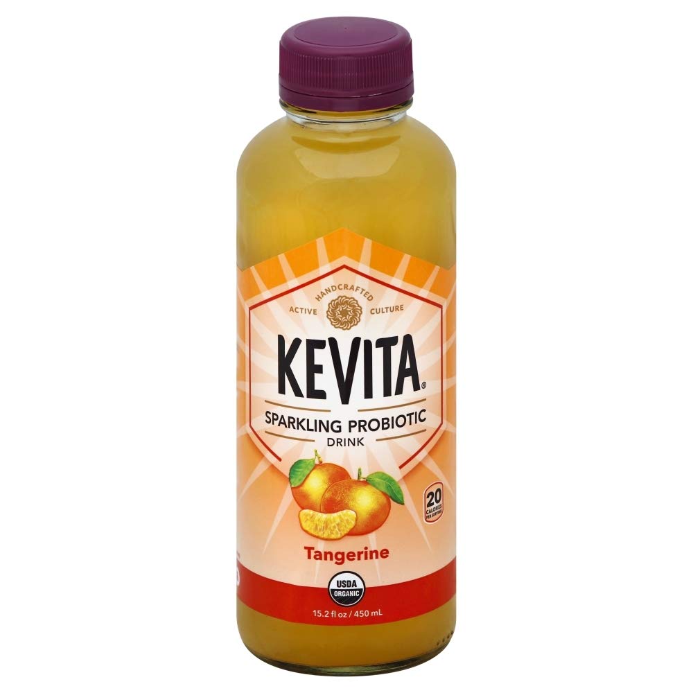 Kevita Organic Sparkling Probiotic Drink, Tangerine, 15.2 Oz