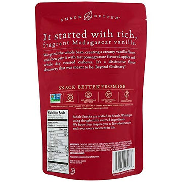 Glazed Mix, Naturally Pomegranate Vanilla Flavored Cashews, 4 oz- pack of 4