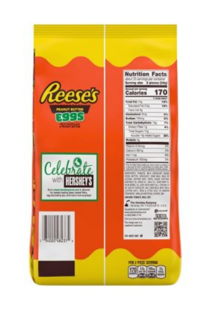 Reese's Peanut Butter Eggs, 39.8oz Bag - Creamy Chocolate & Peanut Butter Treats for Easter & Year-Round Enjoyment