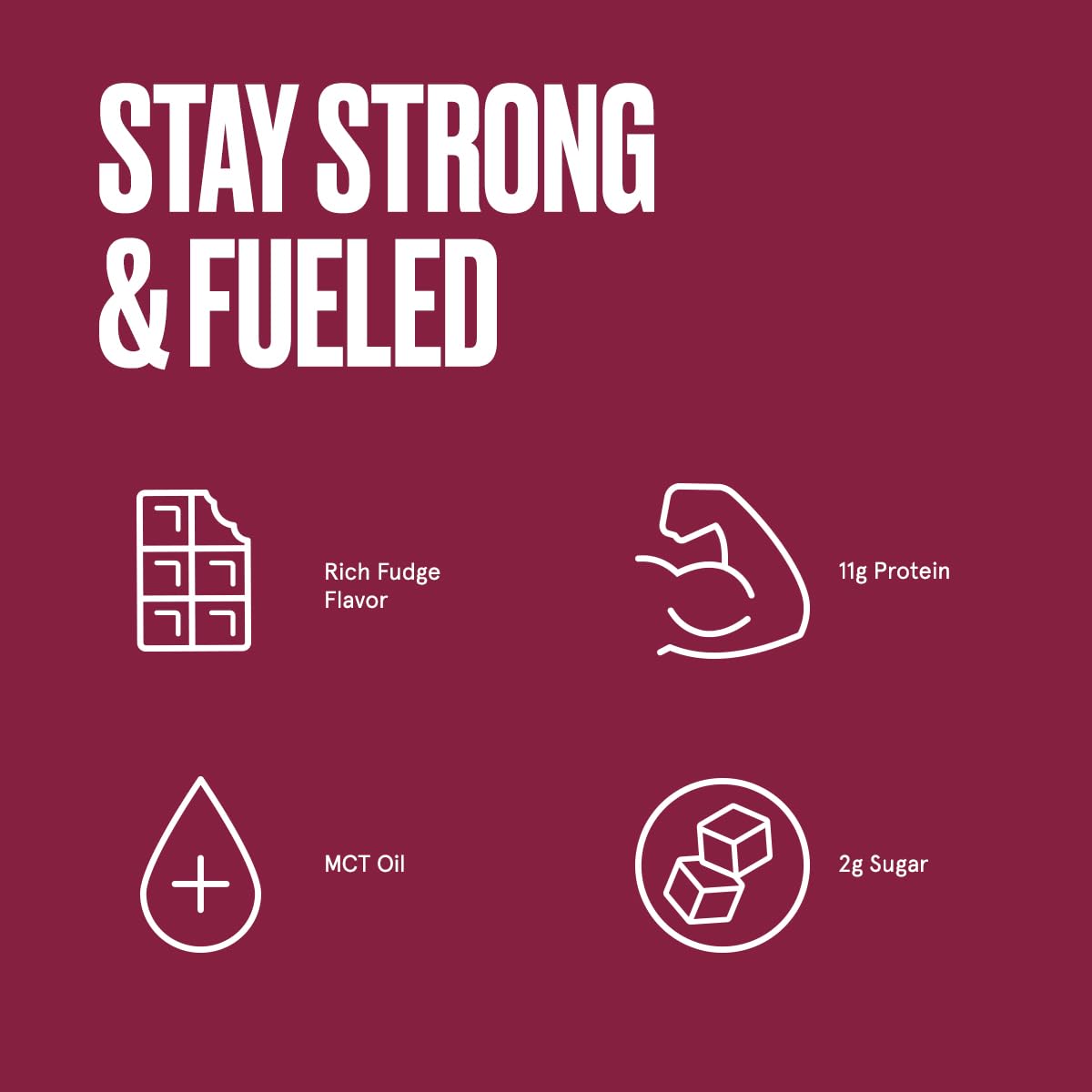 Bulletproof Fudge Brownie Collagen Protein Bars, Pack of 12, Keto-Friendly Snack with MCT Oil