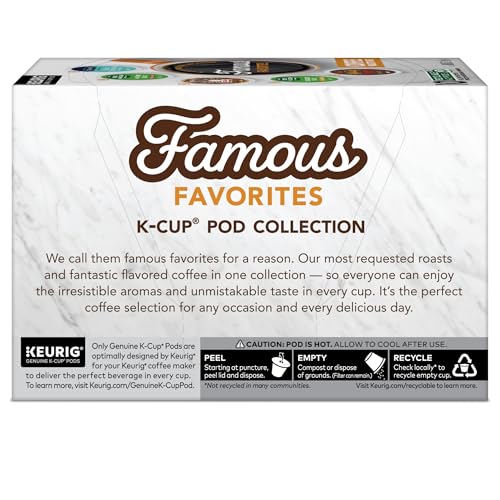 Keurig Famous Favorites Variety Pack Single-Serve K-Cup Pods 10 Count