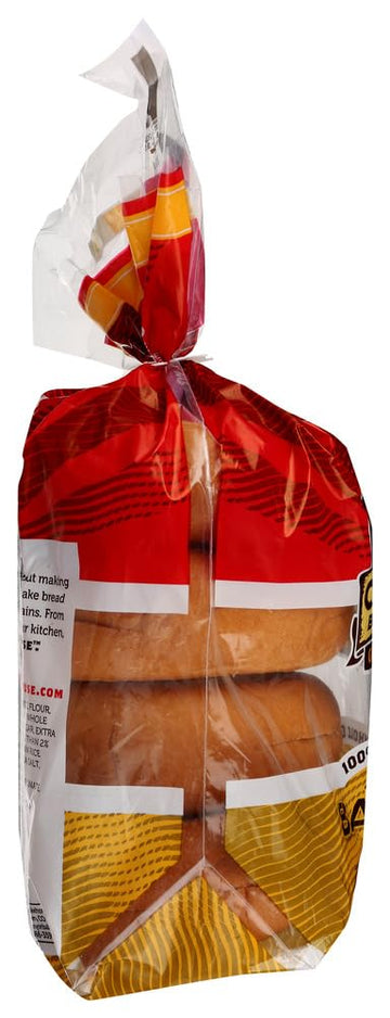 Canyon Bakehouse Gluten-Free Presliced Plain Bagels (4 Bagels Per Pack)