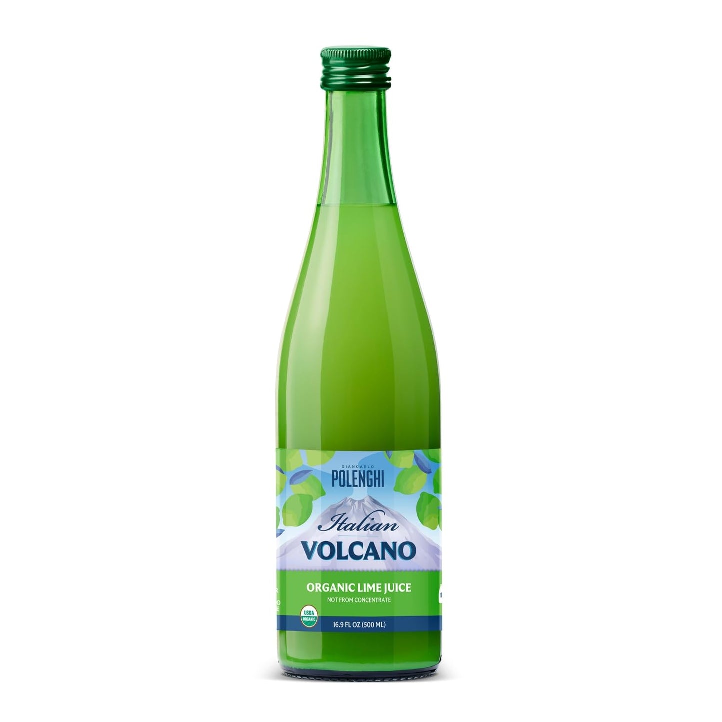 Volcano Bursts Organic Juice Lime, 16.9 Fluid Ounce