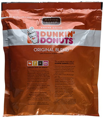 Dunkin' Donuts Original Medium Roast Blend Coffee, 2.5 Lb