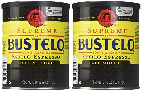 Supreme By Bustelo Estilo Espresso Cafe Molido 10 Oz (Pack Of 2)