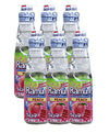 Sangaria Ramune Peach Soda, 6.76 Fl Oz (Pack of 6)