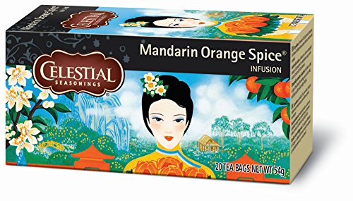 Celestial Seasonings Tea Herb Mandarin Orange Spice Bag, 20 Ct