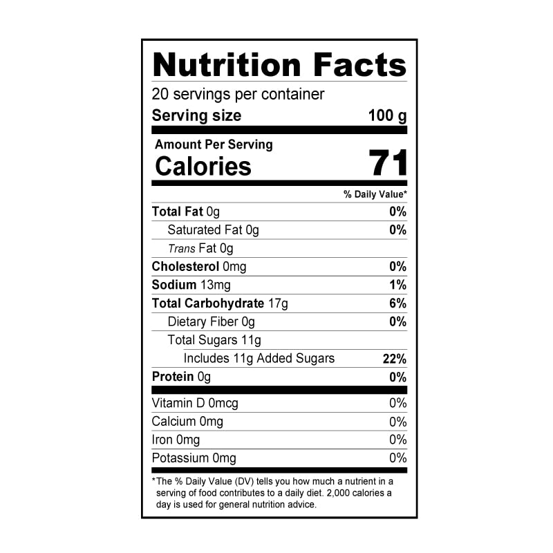 Bossen Crystal Boba (Brown Sugar)