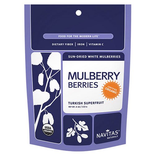 Navitas Naturals Mulberries Organic 8 oz ( 2-Pack)