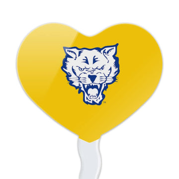 GRAPHICS & MORE Cupcake Picks Set of 6, Acrylic, Fort Valley State University Secondary Logo