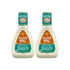 Ken's Steak House Buttermilk Ranch Dressing, 16 FL OZ (Pack of 2)