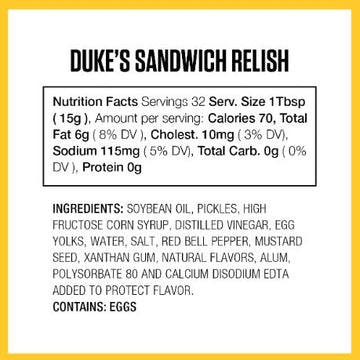 Generic Dukes Sandwich Spreads (Sandwich relish 16oz)