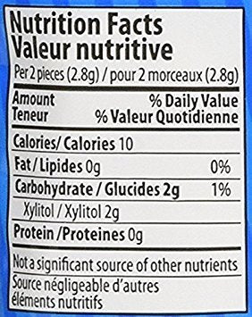 Pur Gum Peppermint, 2.72 Ounce , 3 Bags