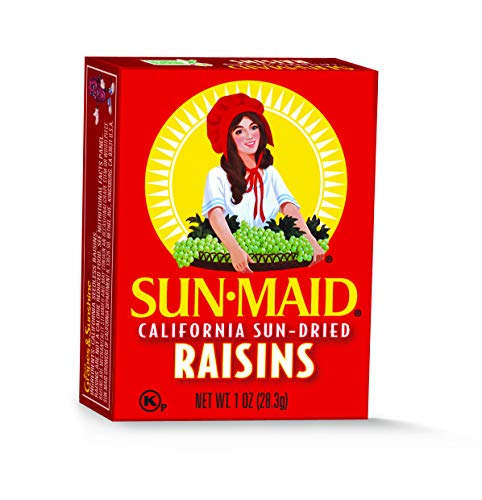 Sun-Maid California Sun-Dried Raisins - (6 Pack) 1 Oz Snack-Size Box - Dried Fruit Snack - For Lunches, Back To School Snacks, And Natural Sweeteners