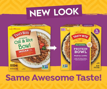 Tasty Bite Indian Style Chili & Rice Bowl, 8.8 Ounce, Pack of 6, Ready to Eat, Organic Basmati, Microwaveable, Vegetarian