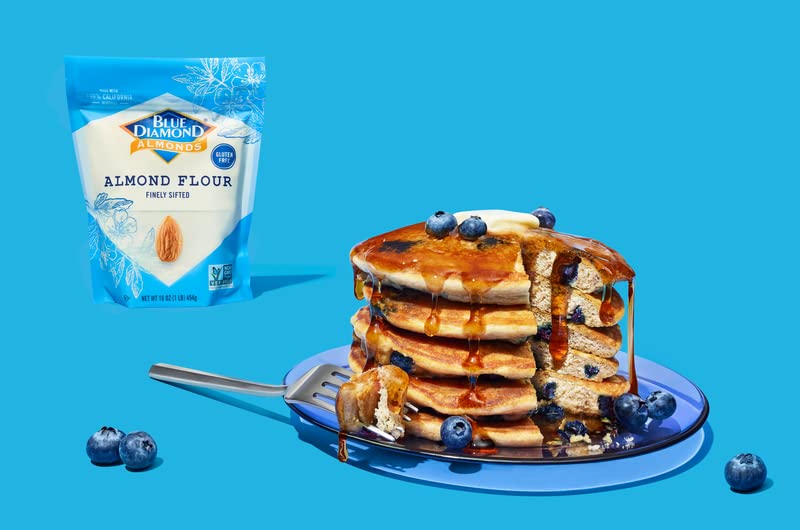 Blue Diamond Almonds, Almond Flour, Gluten Free, Blanched, Finely Sifted, 1 Lb