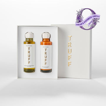 Truff White Truffle Gift Set, White Truffle Oil And Hot Sauce, Holiday 2-Pack