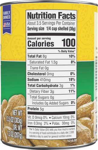 Peanut Patch Margaret Holmes Green Boiled Peanuts, (13.5Oz Cans)