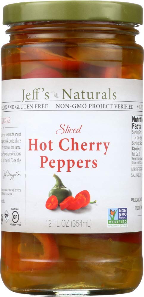 Jeff s Natural Jeff s Natural Hot Cherry Pepper - Hot Cherry Pepper - Case of 6 - 12 oz.