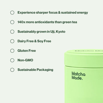 Matcha Made Strawberry Matcha Powder | 8.46Oz (240G) Tin, 60 Servings | Sweetened With Organic Sugar | Perfect For Lattes, Smoot