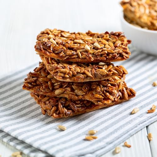 Yupik Roasted Sunflower Seeds, Unsalted, No Shell, 2.2 Lb, Pack Of 6, Gluten-Free, Vegan, Kosher, Shelled Seeds, Salt-Free, Sour