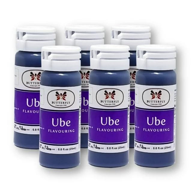 Generic Butterfly Ube Flavoring Extract Paste 25ml (Pack of 6)