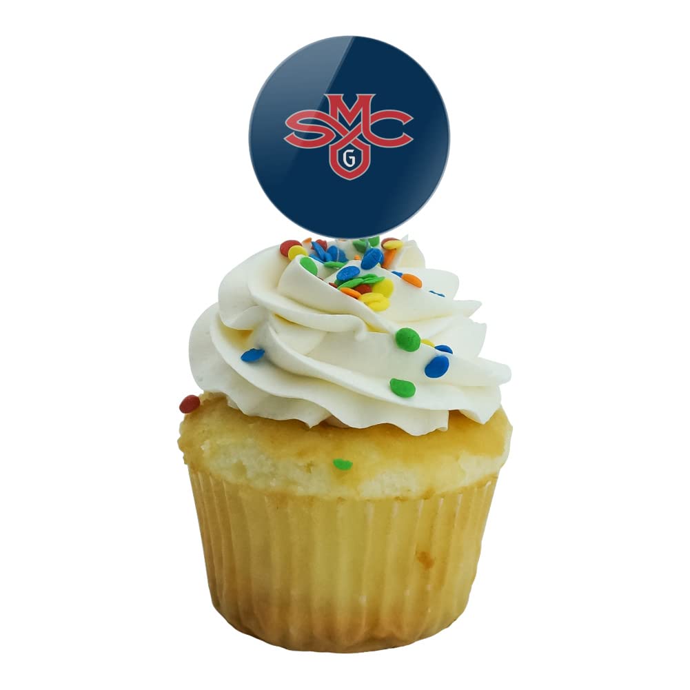 Saint Mary'S College Primary Logo Cupcake Picks Toppers Decoration Set Of 6