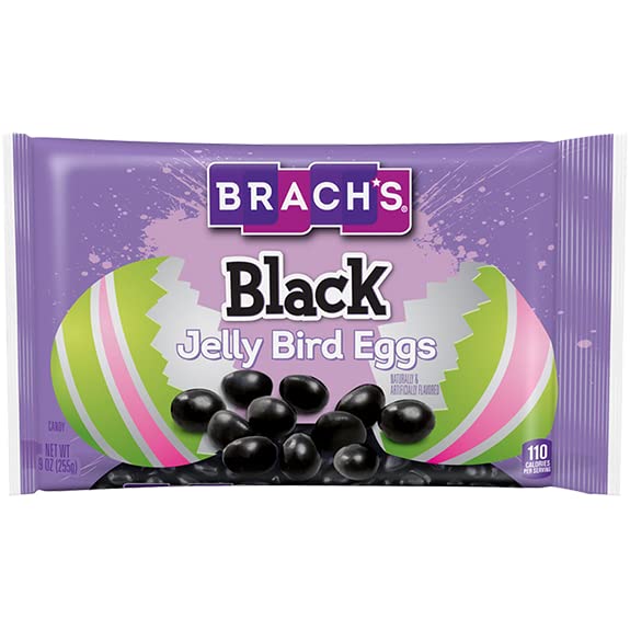 Brach'S Black Jelly Bird Eggs Candy
