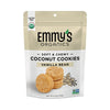 Emmy'S Organics Coconut Cookies - Pack Of 4 (Vanilla Bean) | Gluten-Free, Organic, Vegan, Paleo-Friendly