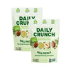 Daily Crunch Sprouted Almonds, Dill Pickle, 4 Ounce Bags, Pack of 2 - Sprouted and Dehydrated for a Unique Crunch, Keto Friendly
