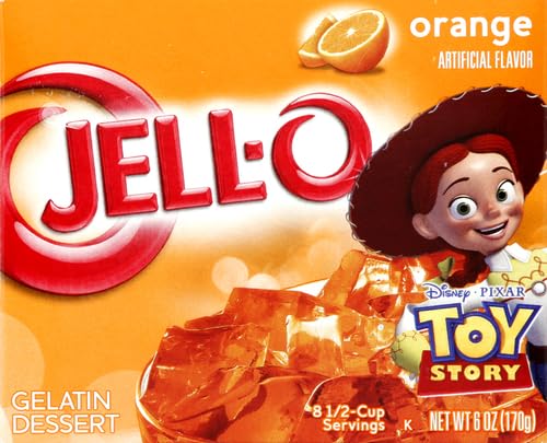 Jell-O Orange Gelatin Dessert Mix (6 oz Box)