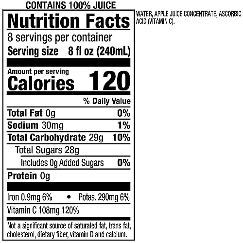 Motts 100% Original Apple Juice, 64 fl oz bottle