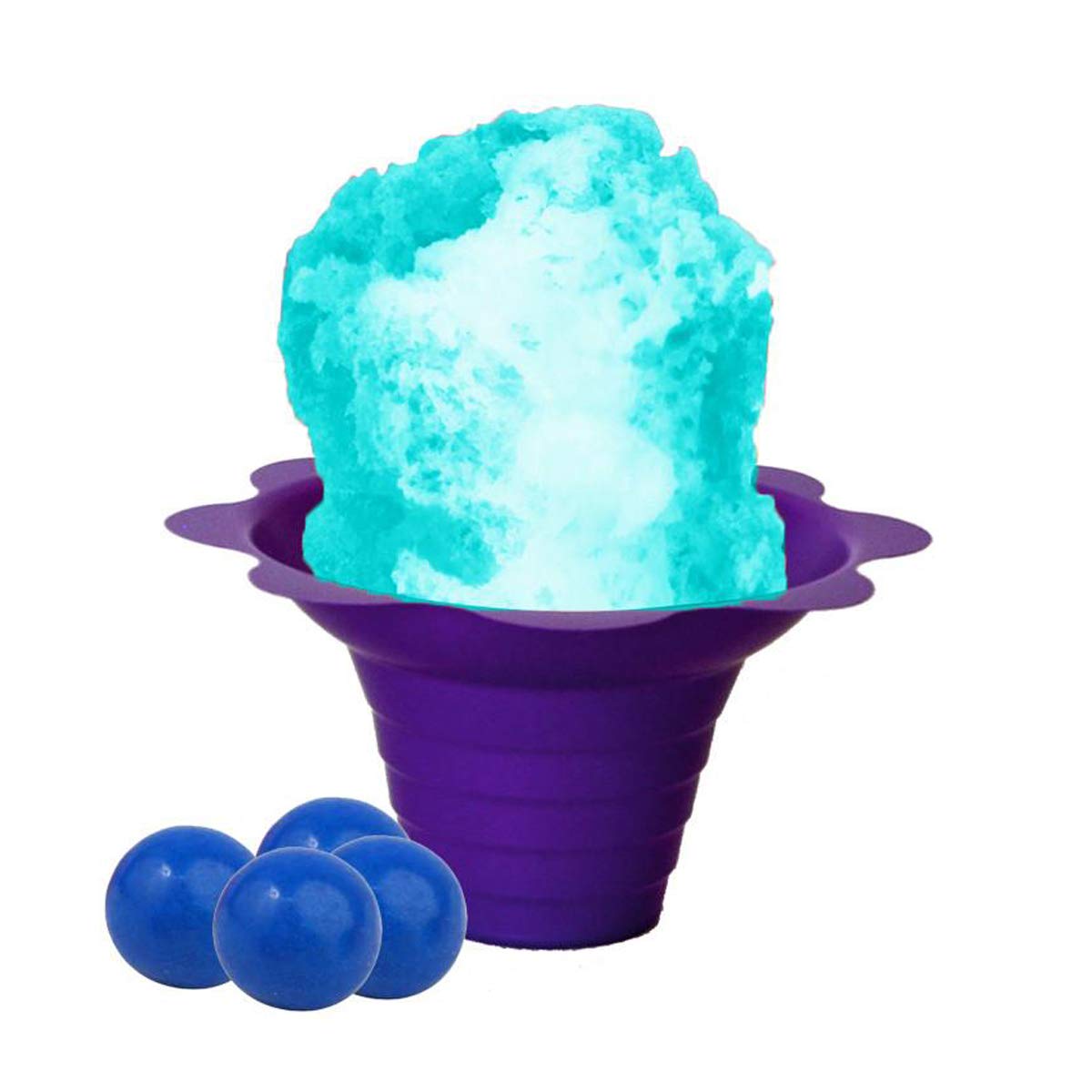 Hypothermias Blue Bubble Gum Ready To Use Gallon (128 Fl. Oz) Hawaiian Snow Cone Flavors Syrup - Shaved Ice, 100% Pure Cane Suga