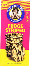 GOODIE GIRL Fudge Striped Cookies, 7 Ounce
