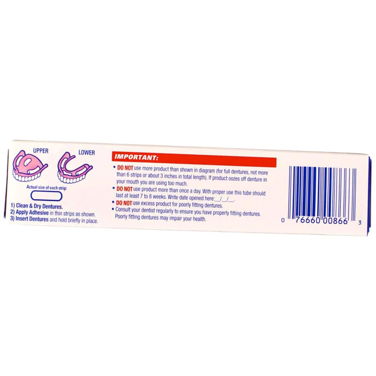 Fixodent Complete Original Denture Adhesive Cream 2.4 Oz