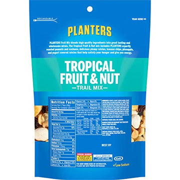 Planters Tropical Fruit & Nuts Trail Mix, 6 Ounce (Pack of 12), Assorted