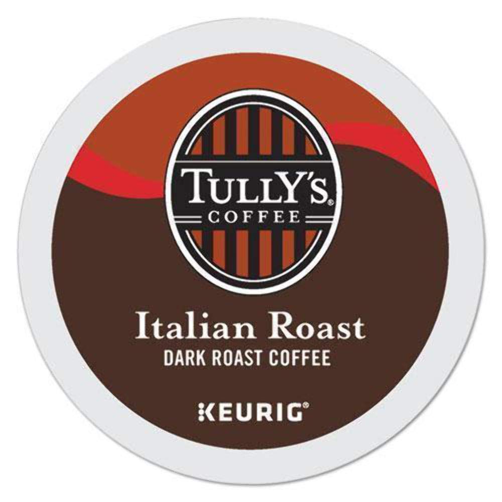 Tully'S Coffee, Italian Roast, Single-Serve Keurig K-Cup Pods, Dark Roast Coffee, 144 Count (6 Boxes Of 24 Pods)