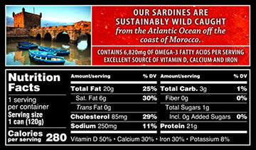 Crown Prince Sardines in Tomato Sauce, 4.25-Ounce Cans (Pack of 12)