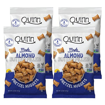 Quinn Dark Chocolate'Y Peanut Butter Filled Pretzel Nuggets, Gluten Free, Corn Free, Soy Free, Dairy Free & Vegan Friendly, Non-