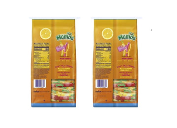 Generic Beach Sticks Fruit Chews – Strawberry, Orange, Banana, Lemonade – Soft & Chewy Candy (2 Pack) 6x10x8 inches