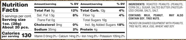 Gurley'S Golden Recipe Butter Toffee Peanuts, Sweet & Salty, 5.5 Oz